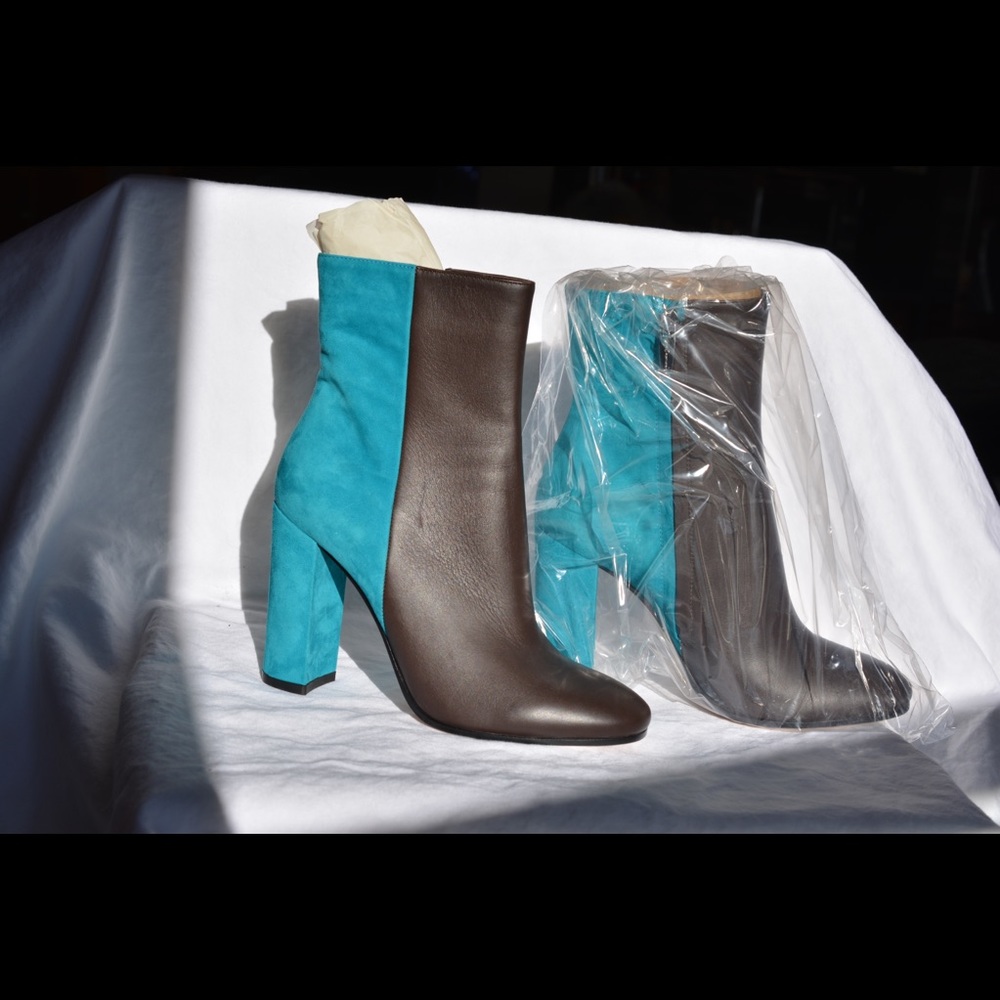 Gianvito Rossi Mary Katrantzou Colorblock boots